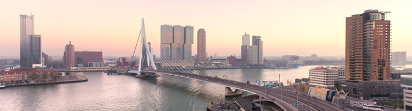 Maas river Rotterdam with a view on the Head of South